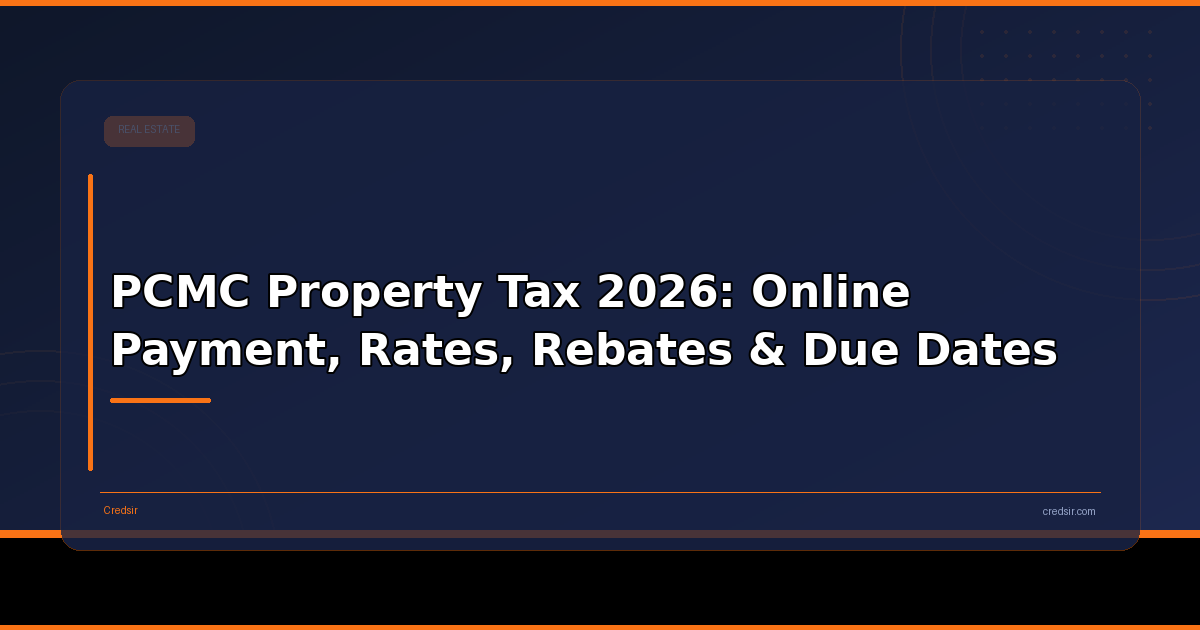 PCMC Property Tax 2026: Online Payment, Rates, Rebates & Due Dates