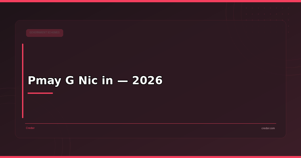 Pmay G Nic in — 2026