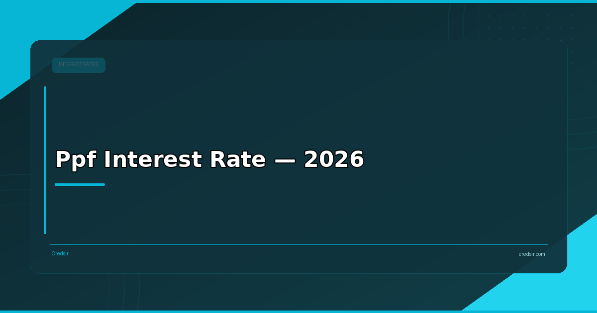 Ppf Interest Rate — 2026