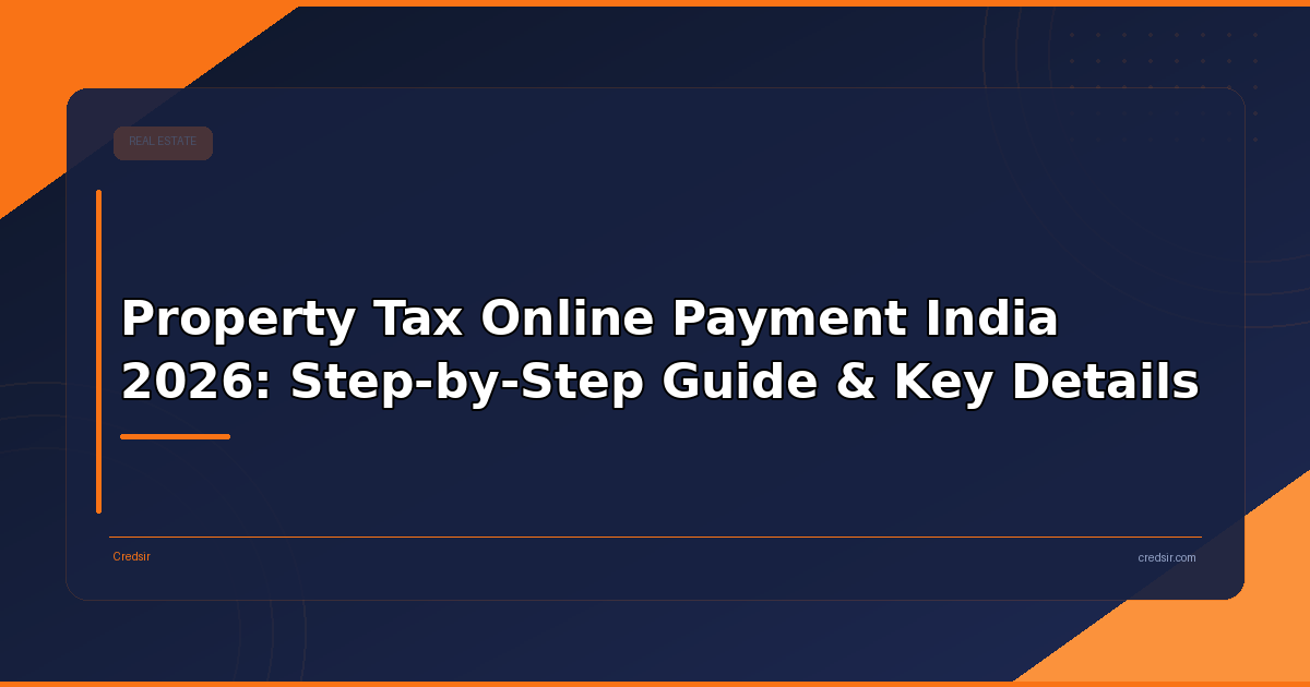 Property Tax Online Payment India 2026: Step-by-Step Guide & Key Details