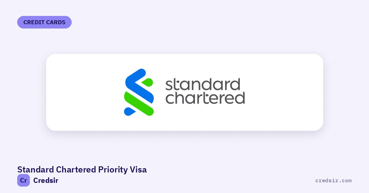 Standard Chartered Priority Visa Infinite Credit Card in India — 2026