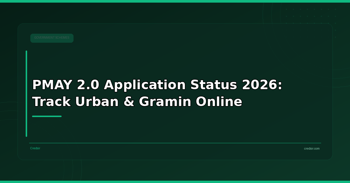 PMAY 2.0 Application Status 2026: Track Urban & Gramin Online