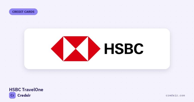 HSBC logo on the cover of Credsir’s Hsbc Travelone Credit Card guide