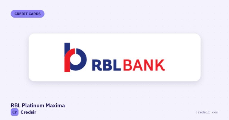 RBL Bank logo on the cover of Credsir’s RBL Platinum Maxima Credit Card guide