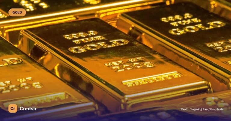 Stacked gold bullion bars — cover photo for Credsir’s Gold Rate Today in Dubai 22K guide