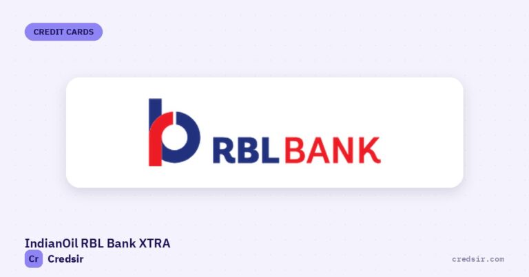 RBL Bank logo on the cover of Credsir’s Indianoil RBL Bank Xtra Credit Card guide