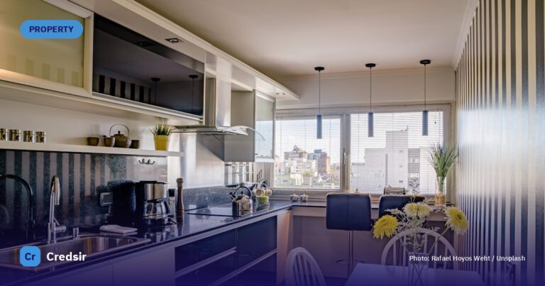 A kitchen with a table and chairs next to a window — cover photo for Credsir’s Listed REITs in India guide