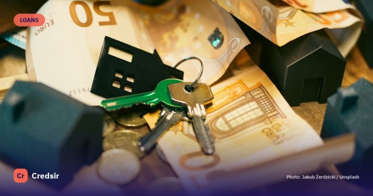 Money, keys, and miniature houses depict homeownership — cover photo for Credsir’s Fake Banned Loan Apps List Stay Safe guide