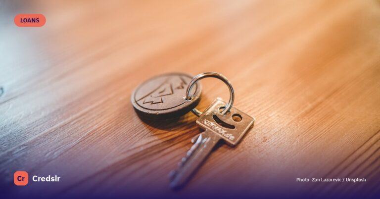 Silver key on tabletop — cover photo for Credsir’s Best Loan Apps guide