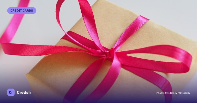 Brown gift box with pink ribbon — cover photo for Credsir’s Credit Card Limit guide