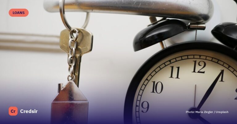 Clock at 4:05 — cover photo for Credsir’s Loan Eligibility Calculator guide