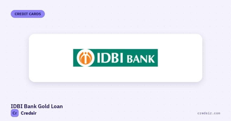 A white and black sign — cover photo for Credsir’s IDBI Bank Gold Loan Interest Rate guide