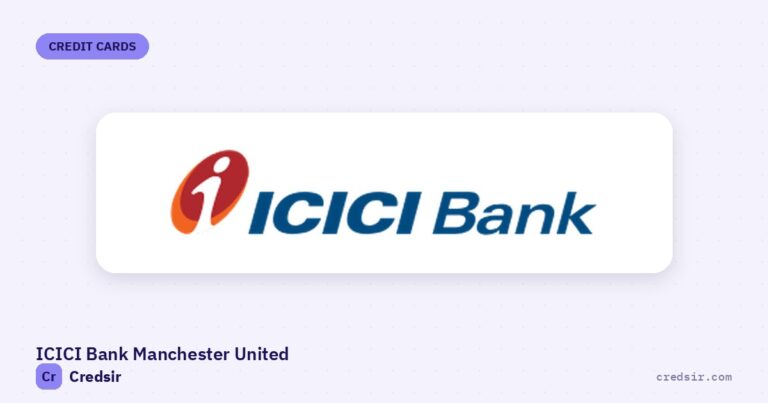 ICICI Bank logo on the cover of Credsir’s ICICI Bank Manchester United Signature Credit Card guide