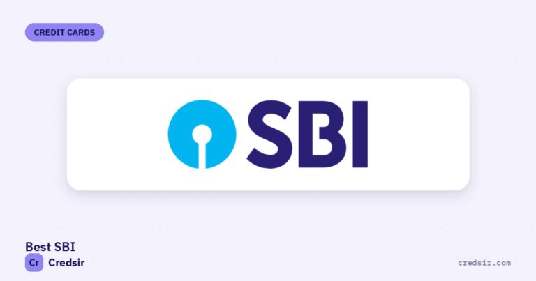 State Bank of India logo on the cover of Credsir’s SBI Credit Cards guide