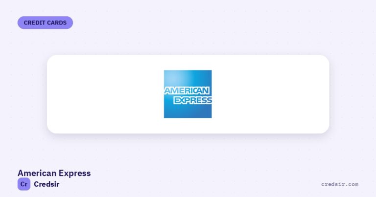 American Express logo on the cover of Credsir’s American Express Credit Cards guide