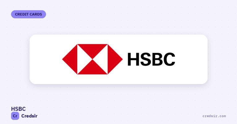 HSBC logo on the cover of Credsir’s Hsbc Credit Cards guide