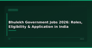 Bhulekh Government Jobs 2026: Roles, Eligibility & Application in India