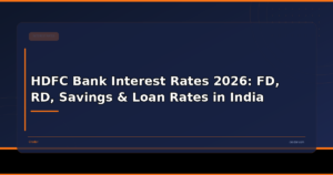 HDFC Bank Interest Rates 2026: FD, RD, Savings & Loan Rates in India