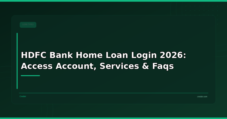 Cover image for Credsir’s HDFC Limited Home Loan Login guide