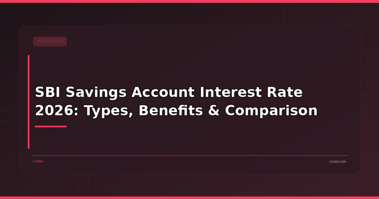 Cover image for Credsir’s Interest Rate for SBI Savings Account guide