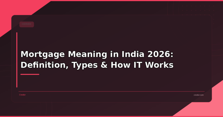 Cover image for Credsir’s Mortgage Meaning guide