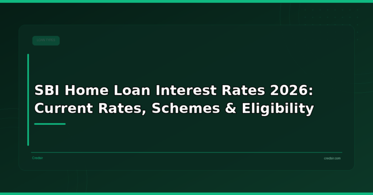 Cover image for Credsir’s SBI Home Loan Rate Interest guide