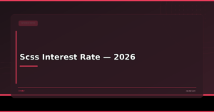 Scss Interest Rate — 2026