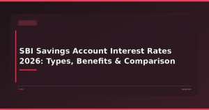 SBI Savings Account Interest Rates 2026: Types, Benefits & Comparison