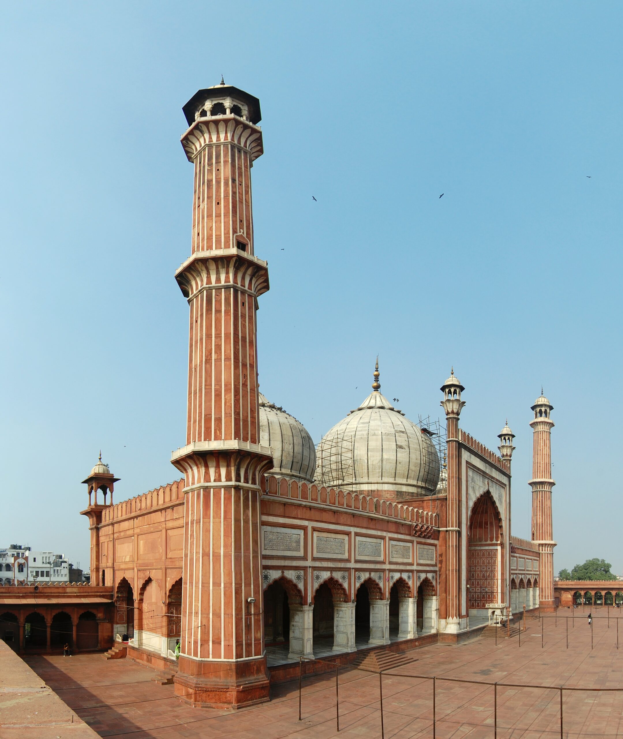 Jama Masjid in Old Delhi, beside the Chandni Chowk jewellery quarter
