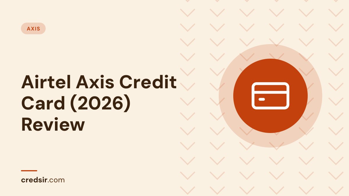 Credsir Axis guide cover with a credit card icon