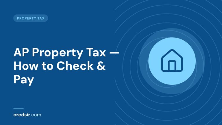 Credsir Property Tax guide cover with a house icon