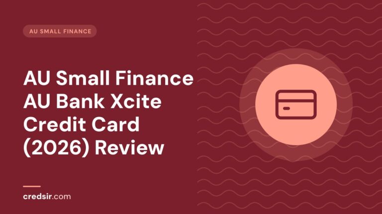 Credsir AU Small Finance guide cover with a credit card icon