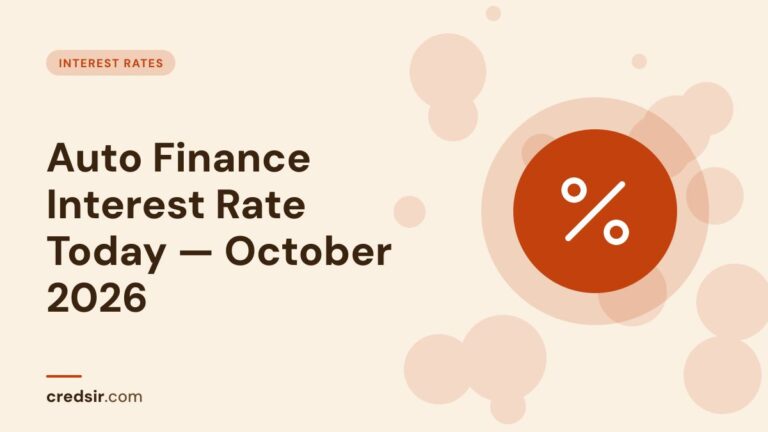 Credsir Interest Rates guide cover with a percent icon