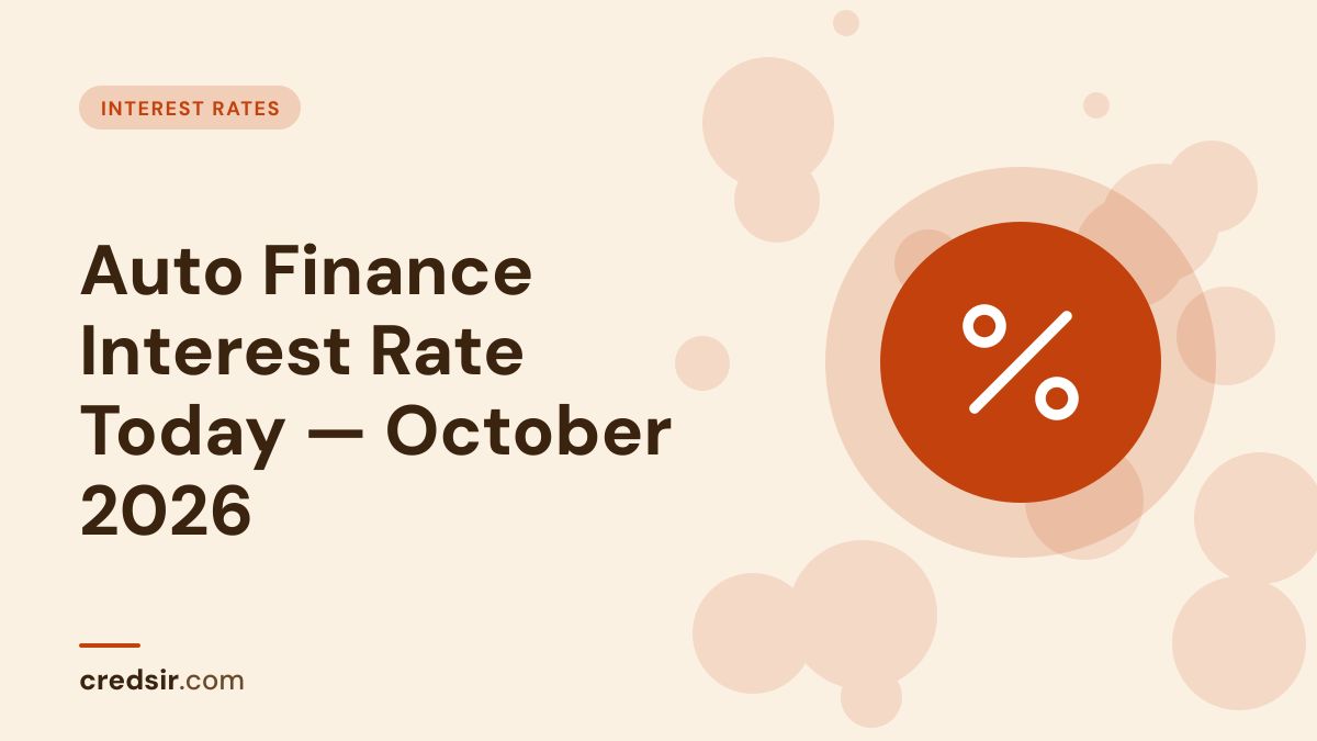 Credsir Interest Rates guide cover with a percent icon