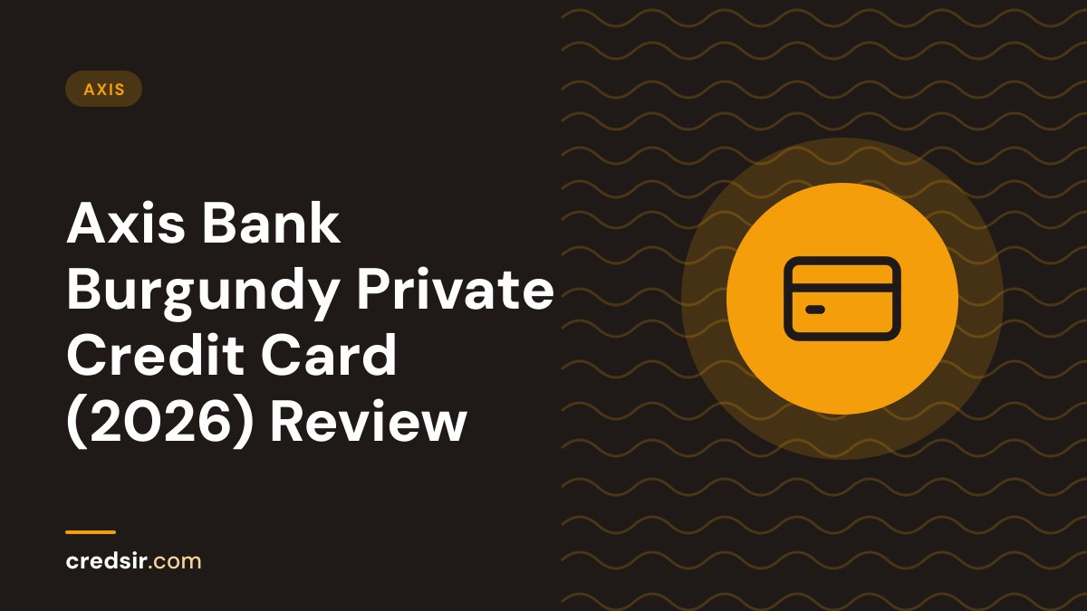 Credsir Axis guide cover with a credit card icon