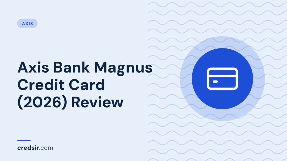 Credsir Axis guide cover with a credit card icon