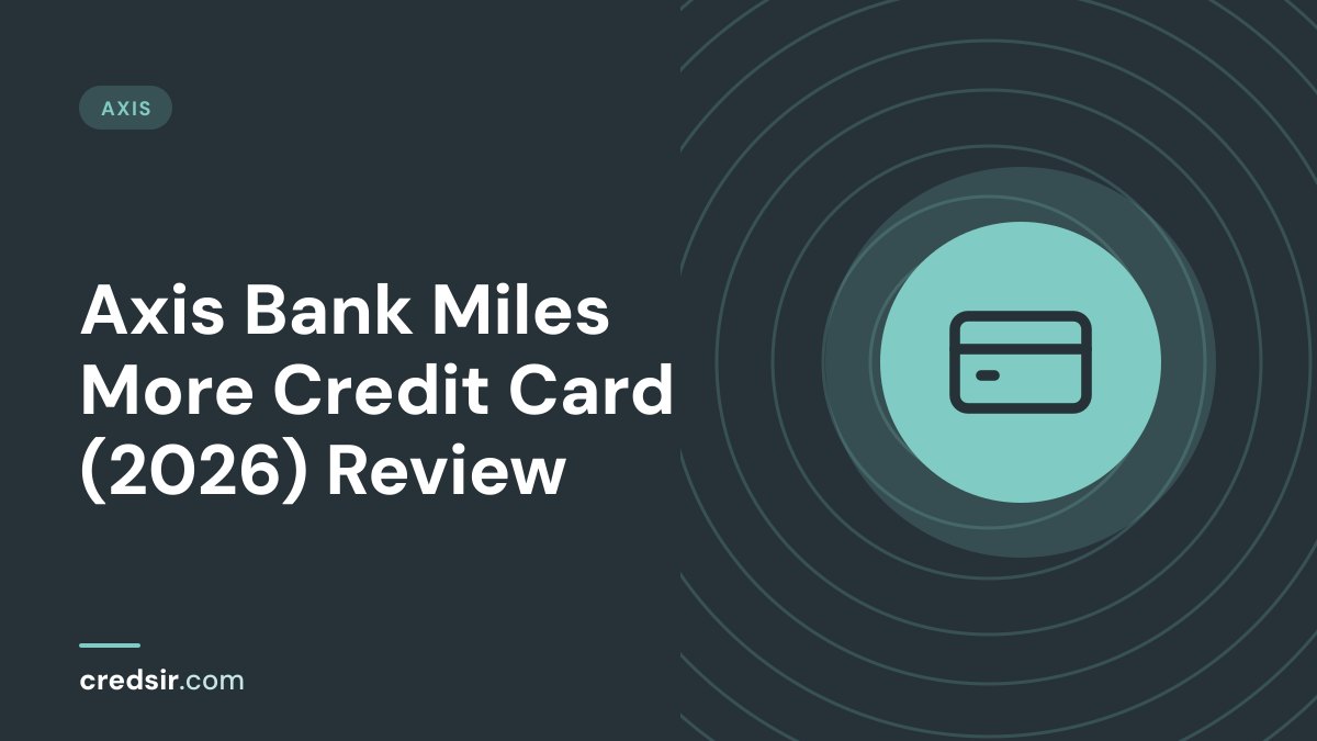 Credsir Axis guide cover with a credit card icon