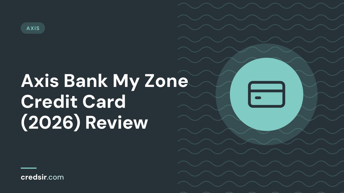 Credsir Axis guide cover with a credit card icon