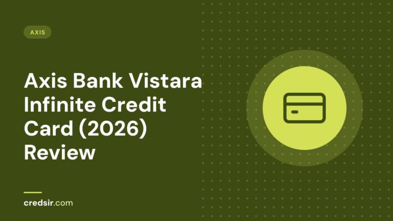 Credsir Axis guide cover with a credit card icon
