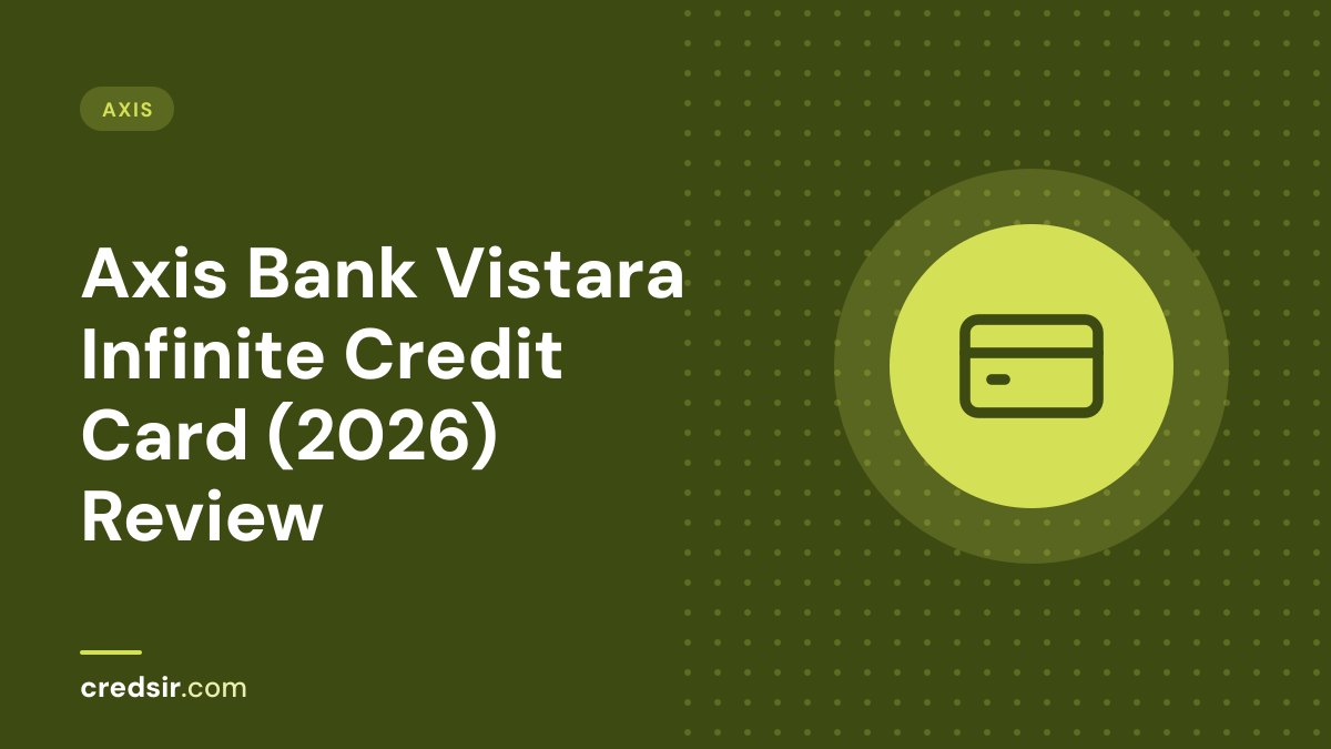 Credsir Axis guide cover with a credit card icon