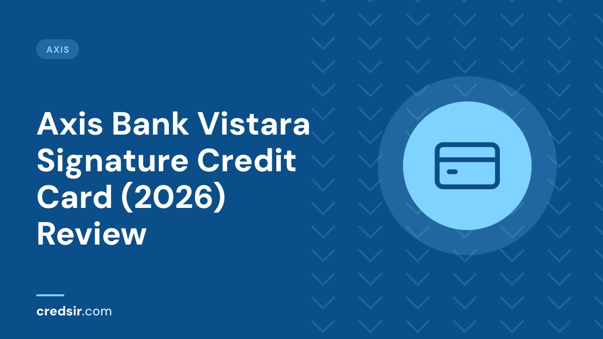 Credsir Axis guide cover with a credit card icon