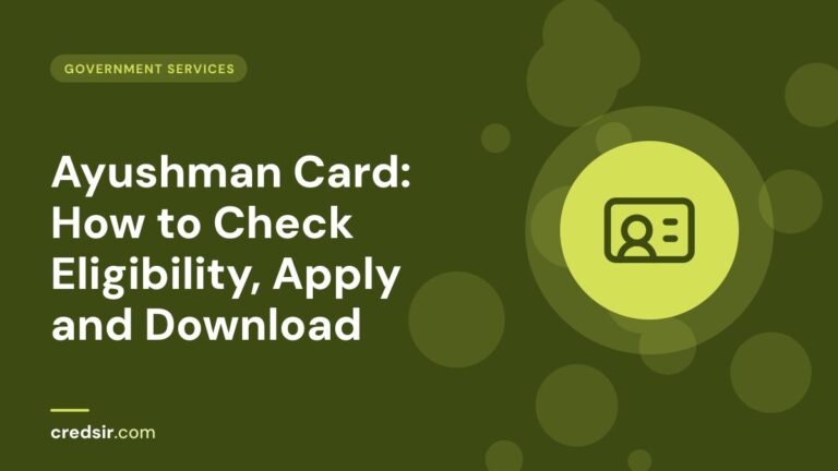 Credsir Government Services guide cover with a id card icon