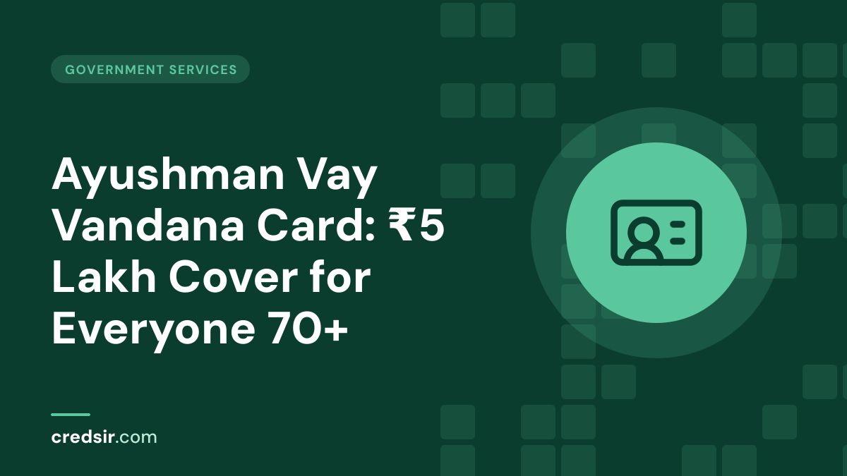 Credsir Government Services guide cover with a id card icon