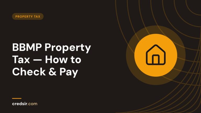 Credsir Property Tax guide cover with a house icon