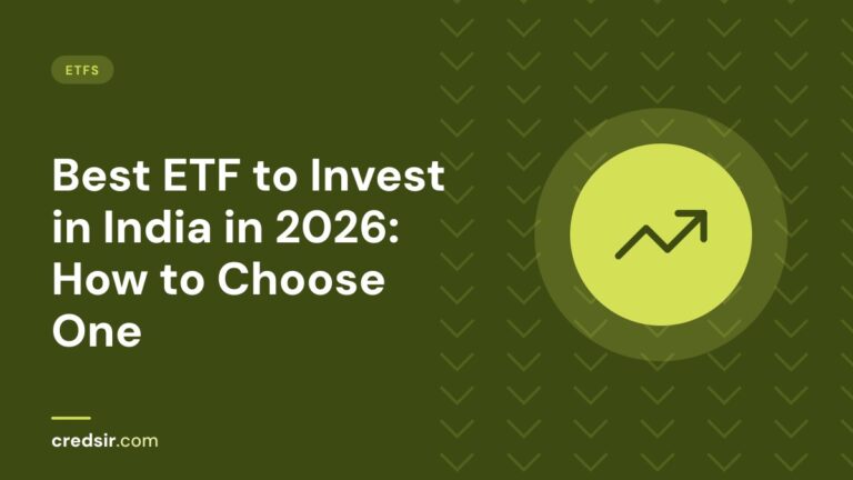 Credsir ETFs guide cover with a trending up icon