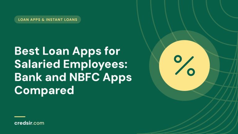 Credsir Loan Apps & Instant Loans guide cover with a percent icon