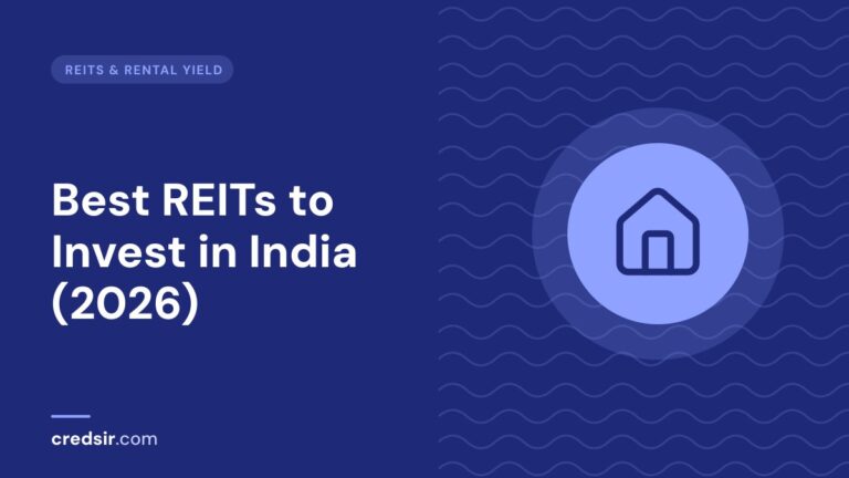 Credsir REITs & Rental Yield guide cover with a house icon
