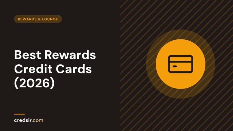 Credsir Rewards & Lounge guide cover with a credit card icon