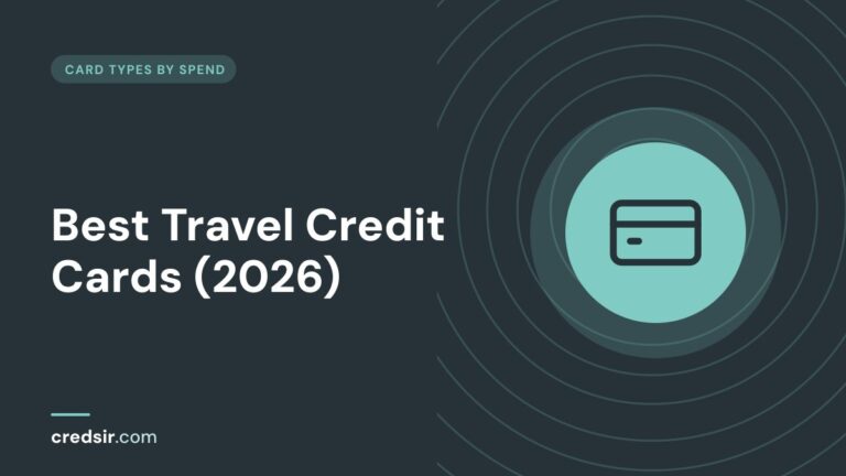Credsir Card Types by Spend guide cover with a credit card icon