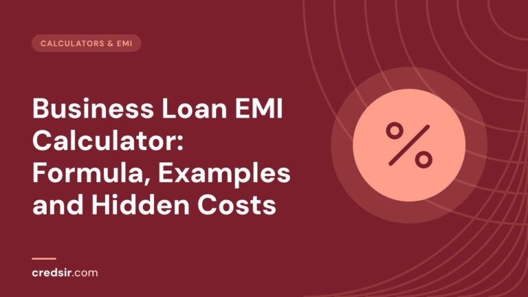 Credsir Calculators & EMI guide cover with a percent icon
